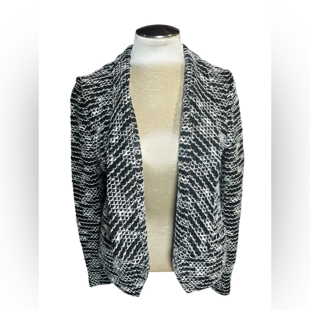 Cartonnier Black and White Patterned Cardigan
